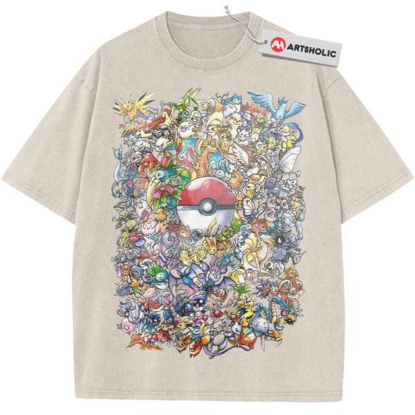 Pokemon Shirt, PKM Shirt, Anime Shirt, Vintage Tee