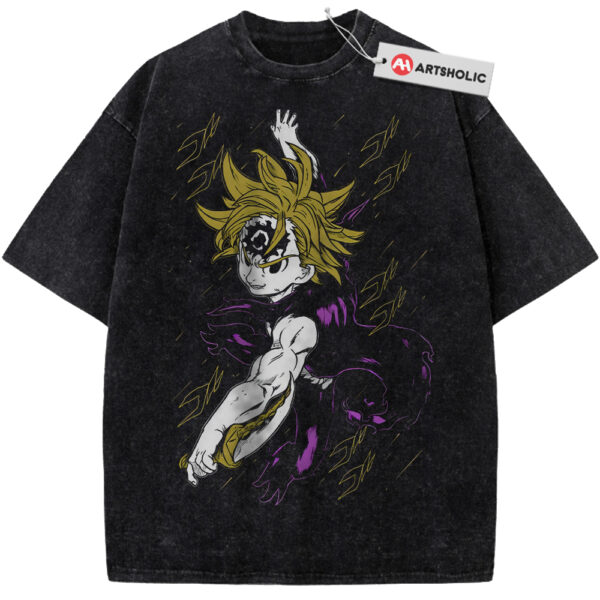 Meliodas Shirt, Seven Deadly Sins Shirt, Anime Shirt, Vintage Tee