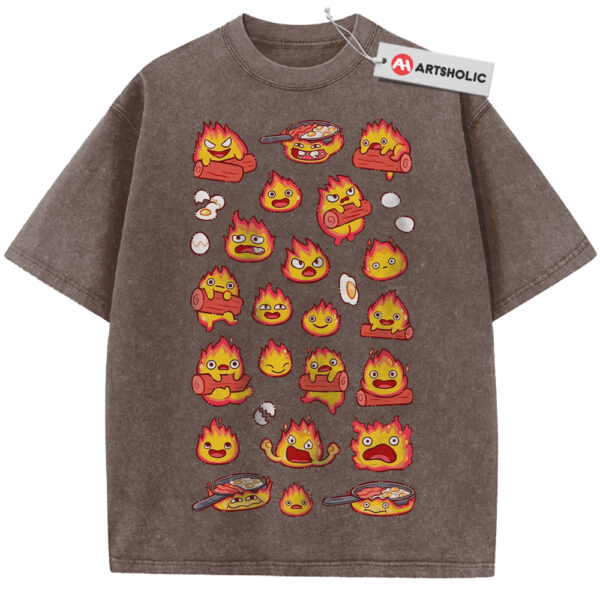 Calcifer Shirt, Howl's Moving Castle Shirt, Studio Ghibli Shirt, Anime Shirt, Vintage T-Shirt