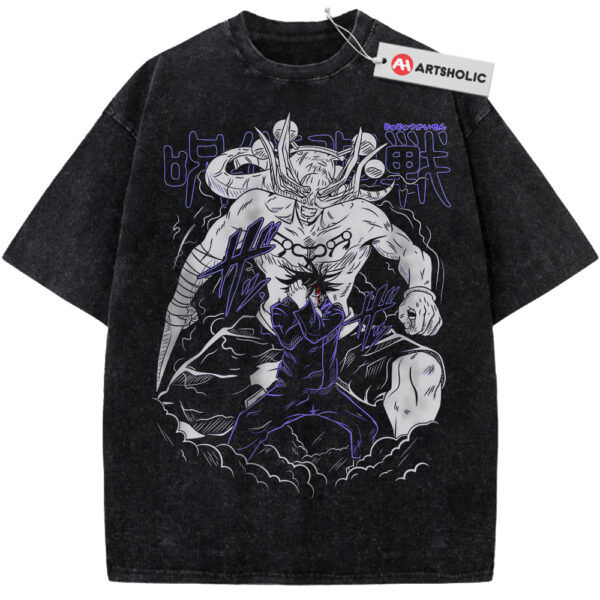 Megumi Fushiguro Shirt, Mahoraga Shirt, Jujutsu Kaisen Shirt, Anime Shirt, Vintage T-Shirt