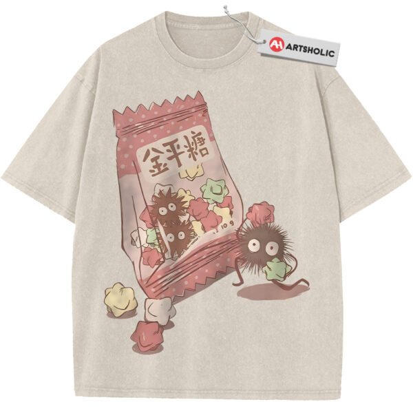 Susuwatari Shirt, My Neighbor Totoro Shirt, Spirited Away Shirt, Studio Ghibli Shirt, Anime Shirt, Vintage Tee