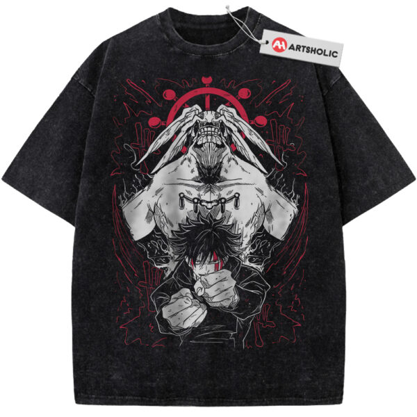Megumi Fushiguro Shirt, Mahoraga Shirt, Jujutsu Kaisen Shirt, Anime Shirt, Vintage T-Shirt