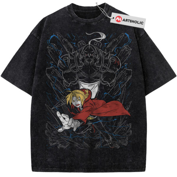 Edward vs Alphonse Elric Shirt, Fullmetal Alchemist Shirt, Anime Shirt, Vintage T-Shirt