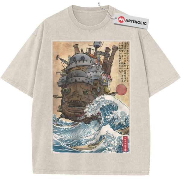 Howl's Moving Castle Shirt, Studio Ghibli Shirt, Anime Shirt, Vintage T-Shirt