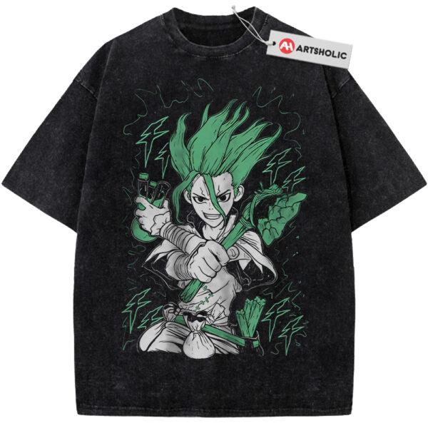 Senku Ishigami Shirt, Dr Stone Shirt, Anime Shirt, Vintage T-Shirt