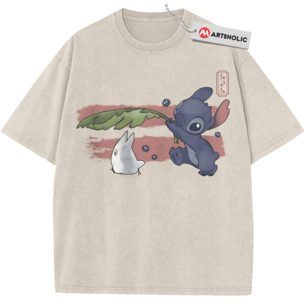 Stitch Shirt, My Neighbor Totoro Shirt, Studio Ghibli Shirt, Anime Shirt, Vintage T-Shirt