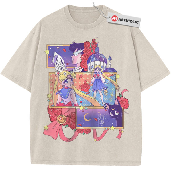 Tuxedo Mask Shirt, Usagi Tsukino Shirt, Sailor Moon Shirt, Anime Shirt, Vintage T-Shirt