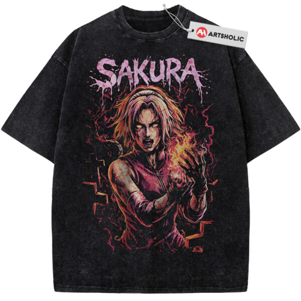 Sakura Haruno Shirt, Naruto Shirt, Anime Shirt, Vintage T-Shirt