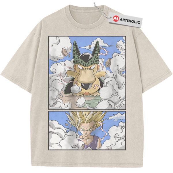 Psyduck Shirt, Son Gohan Shirt, Dragon Ball Shirt, Pokemon Shirt, Anime Shirt, Vintage T-Shirt