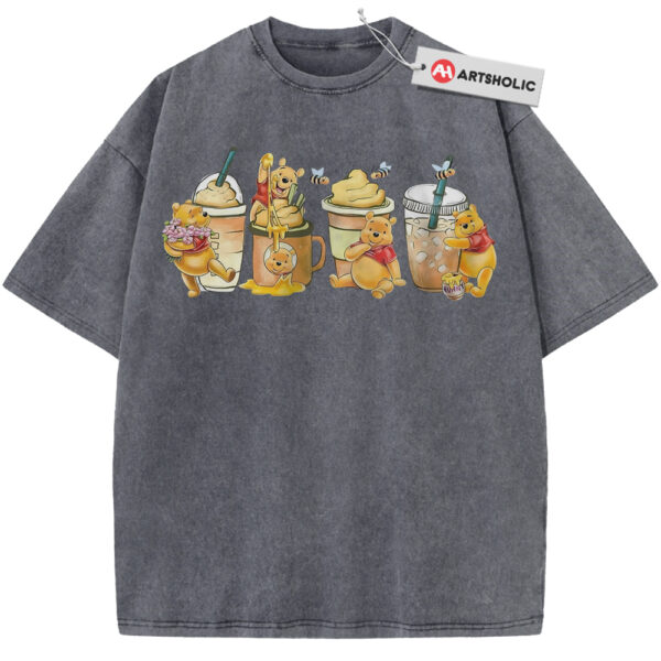 Winnie the Pooh Shirt, Animated Shirt, Vintage T-Shirt - Grey, XL