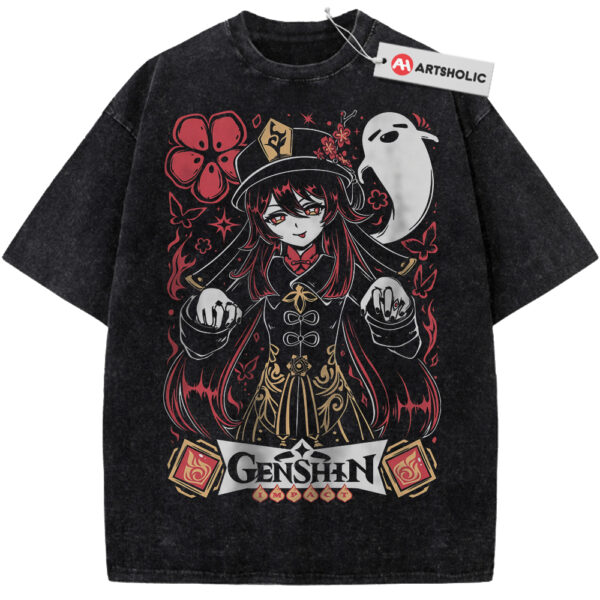Hu Tao Shirt, Genshin Impact Shirt, Game Shirt, Vintage T-Shirt