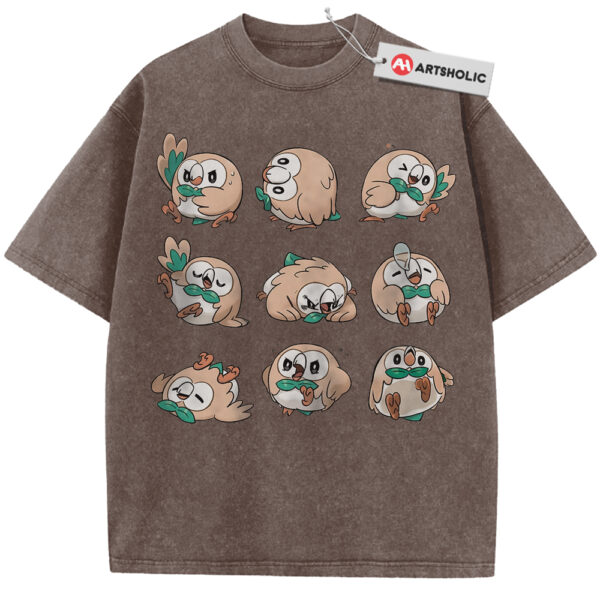 Rowlet Shirt, Pokemon Shirt, PKM Shirt, Anime Shirt, Vintage T-Shirt