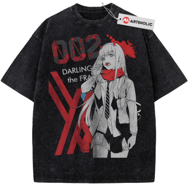Zero Two Shirt, Darling in the Franxx Shirt, Anime Shirt, Vintage T-Shirt