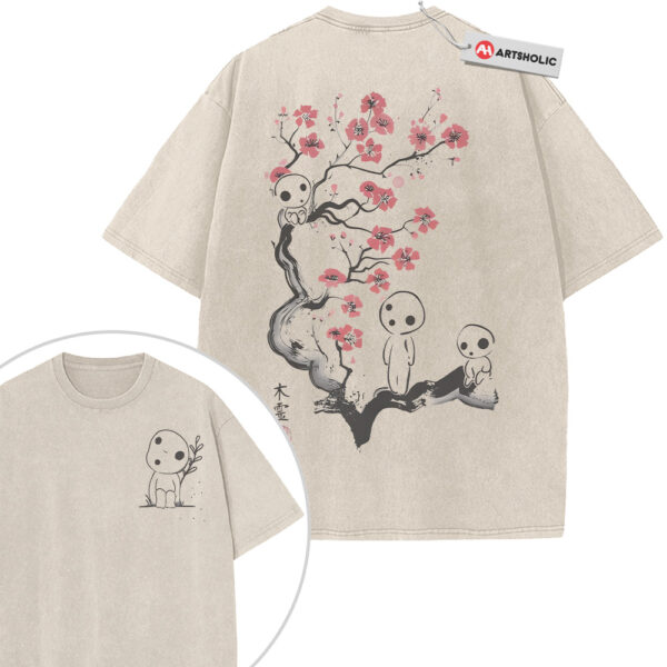 Princess Mononoke Shirt, Studio Ghibli Shirt, Anime Shirt, Vintage T-Shirt 2-Sided