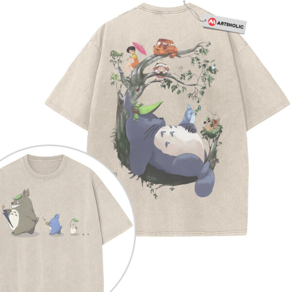 My Neighbor Totoro Shirt, Studio Ghibli Shirt, Anime Shirt, Vintage Tee 2-Sided