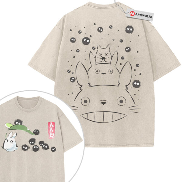 My Neighbor Totoro Shirt, Studio Ghibli Shirt, Anime Shirt, Vintage Tee 2-Sided