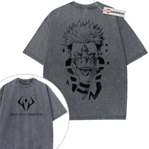 Ryomen Sukuna Shirt, Jujutsu Kaisen Shirt, Anime Shirt, Vintage Tee 2-Sided