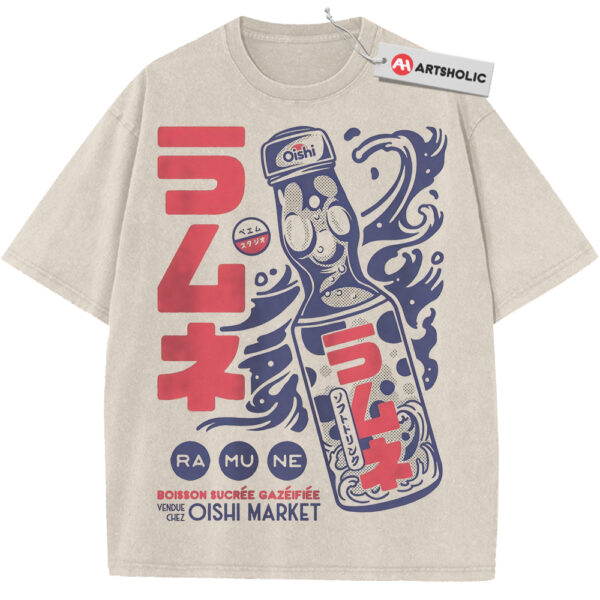 Ramune Soda Shirt, Japanese Streetwear Shirt, Vintage T-Shirt
