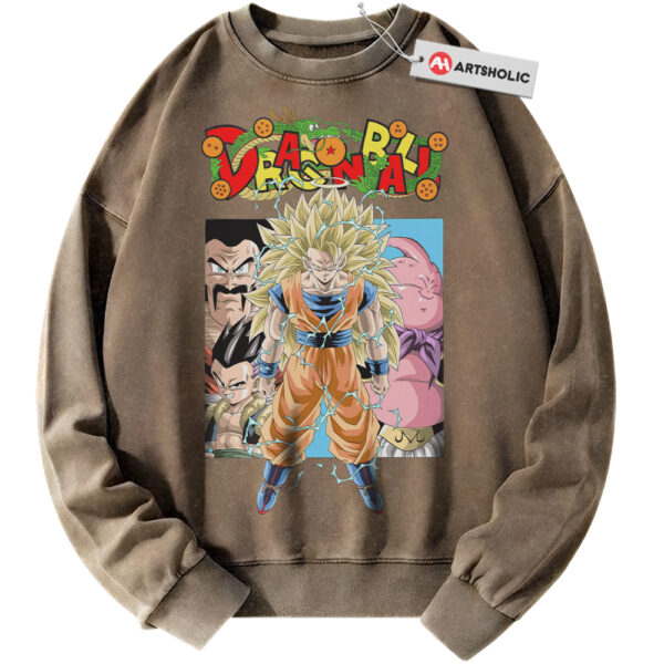 Son Goku Sweatshirt, Dragon Ball Sweatshirt, Anime Sweatshirt, Vintage Sweater