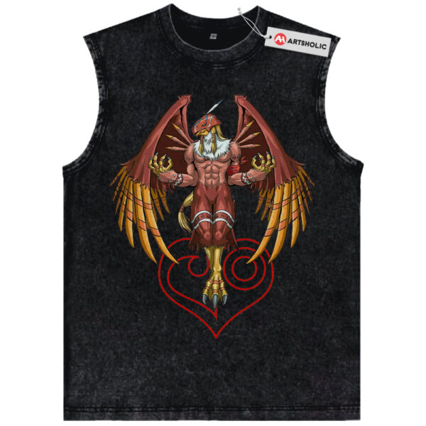 Garudamon Tank Top, Digimon Tank Top, Anime Tank Top, Vintage Tank Top