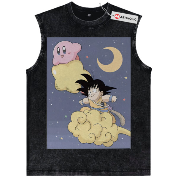 Son Goku Tank Top, Kirby Tank Top, Dragon Ball Tank Top, Anime Tank Top, Vintage Tank Top
