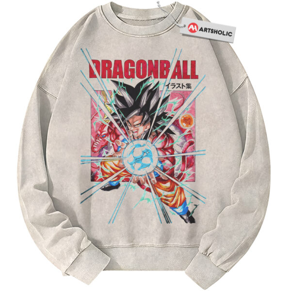 Son Goku Sweatshirt, Dragon Ball Sweatshirt, Anime Sweatshirt, Vintage Sweater
