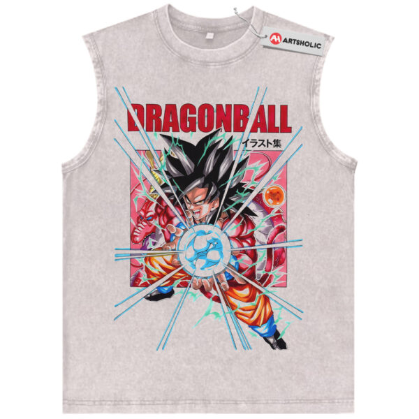 Son Goku Tank Top, Dragon Ball Tank Top, Anime Tank Top, Vintage Tank Top