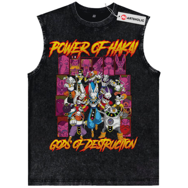 God of Destruction Tank Top, Dragon Ball Tank Top, Anime Tank Top, Vintage Tank Top