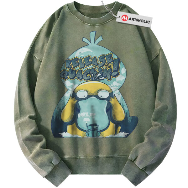 Psyduck Sweatshirt, Pokemon Sweatshirt, PKM Sweatshirt, Anime Sweatshirt, Vintage Sweater