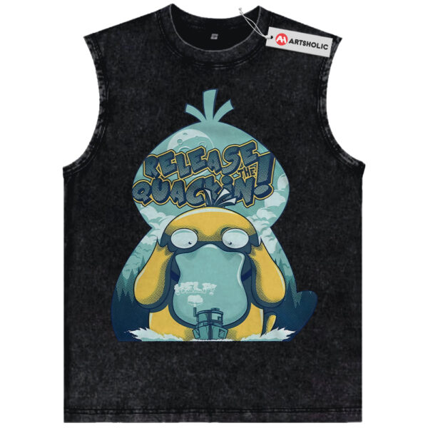 Psyduck Tank Top, Pokemon Tank Top, PKM Tank Top, Anime Tank Top, Vintage Tank Top