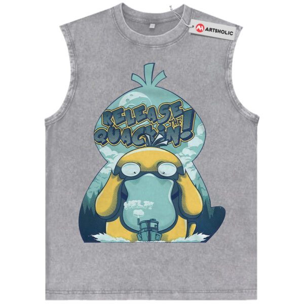 Psyduck Tank Top, Pokemon Tank Top, PKM Tank Top, Anime Tank Top, Vintage Tank Top