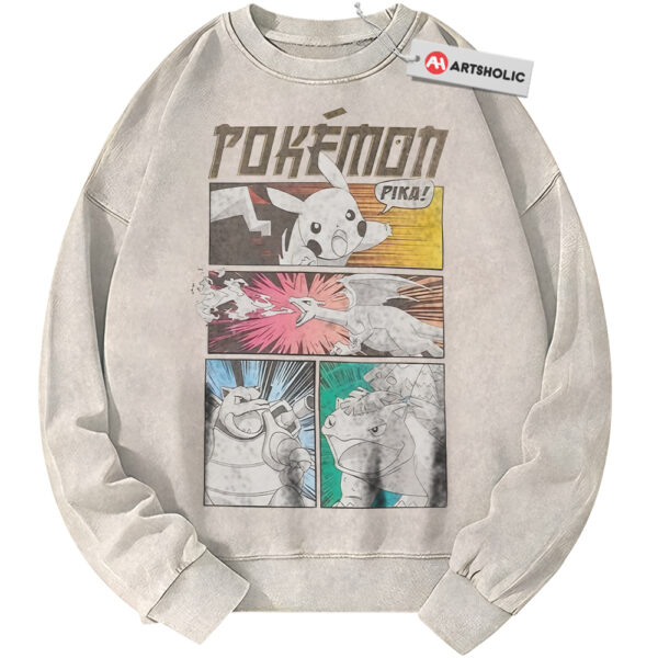 Pokemon Sweatshirt, PKM Sweatshirt, Anime Sweatshirt, Vintage Sweater