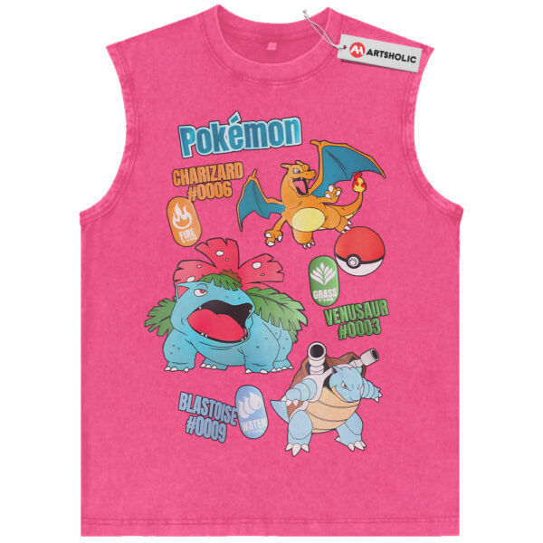 Pokemon Tank Top, PKM Tank Top, Anime Tank Top, Vintage Tank Top