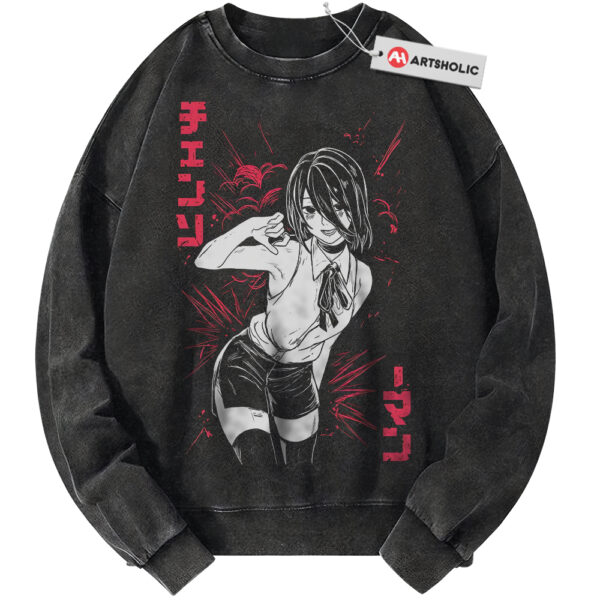 Reze Sweatshirt, Bomb Girl Sweatshirt, Bomb Devil Sweatshirt, Chainsaw Man Sweatshirt, Anime Sweatshirt, Vintage Sweater