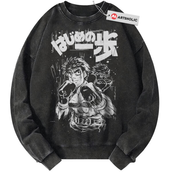 Ippo Makunouchi Sweatshirt, Hajime no Ippo Sweatshirt, Anime Sweatshirt, Vintage Sweater