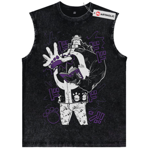 Bartholomew Kuma Tank Top, One Piece Tank Top, Anime Tank Top, Vintage Tank Top