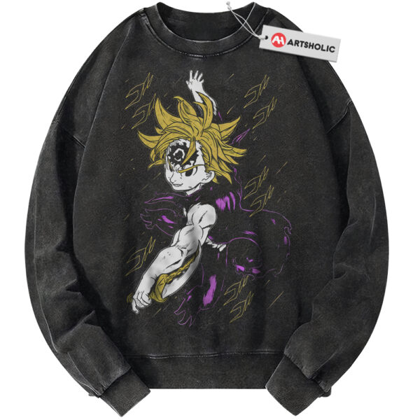 Meliodas Sweatshirt, Seven Deadly Sins Sweatshirt, Anime Sweatshirt, Vintage Sweater