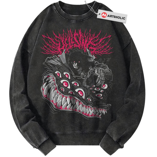 Alucard Sweatshirt, Hellsing Sweatshirt, Anime Sweatshirt, Vintage Sweater