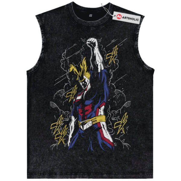 All Might Tank Top, MHA Tank Top, Anime Tank Top, Vintage Tank Top