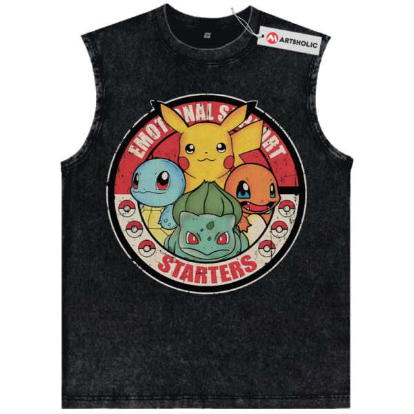 Pikachu Tank Top, Bulbasaur Tank Top, Squirtle Tank Top, Charmander Tank Top, Pokemon Tank Top, Anime Tank Top, Vintage Tank Top