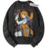 Nami Sweatshirt, One Piece Sweatshirt, Anime Sweatshirt, Vintage Sweater