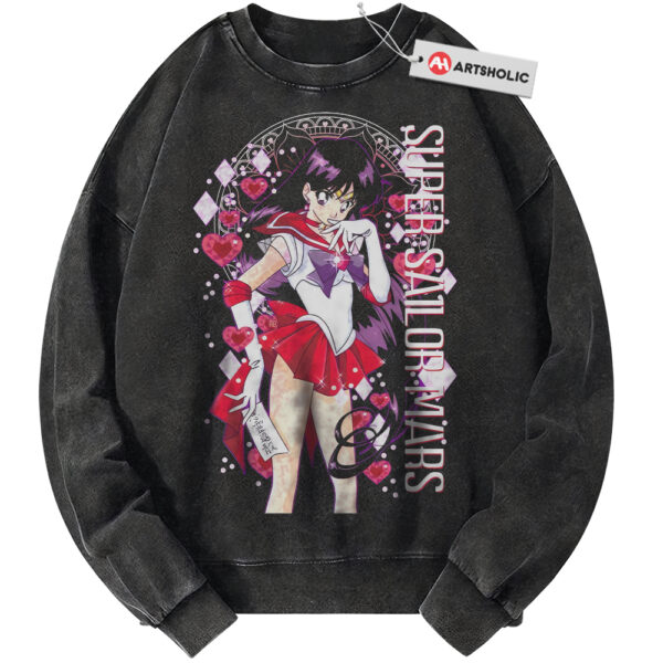 Rei Hino Sweatshirt, Sailor Mars Sweatshirt, Sailor Moon Sweatshirt, Anime Sweatshirt, Vintage Sweater