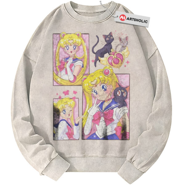 Usagi Tsukino Sweatshirt, Sailor Moon Sweatshirt, Anime Sweatshirt, Vintage Sweater