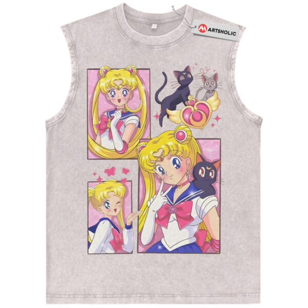 Usagi Tsukino Tank Top, Sailor Moon Tank Top, Anime Tank Top, Vintage Tank Top