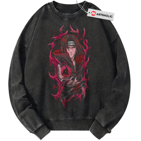 Itachi Uchiha Sweatshirt, Akatsuki Sweatshirt, Naruto Sweatshirt, Anime Sweatshirt, Vintage Sweater