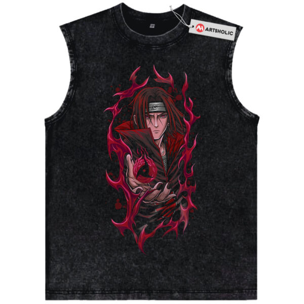Itachi Uchiha Tank Top, Akatsuki Tank Top, Naruto Tank Top, Anime Tank Top, Vintage Tank Top