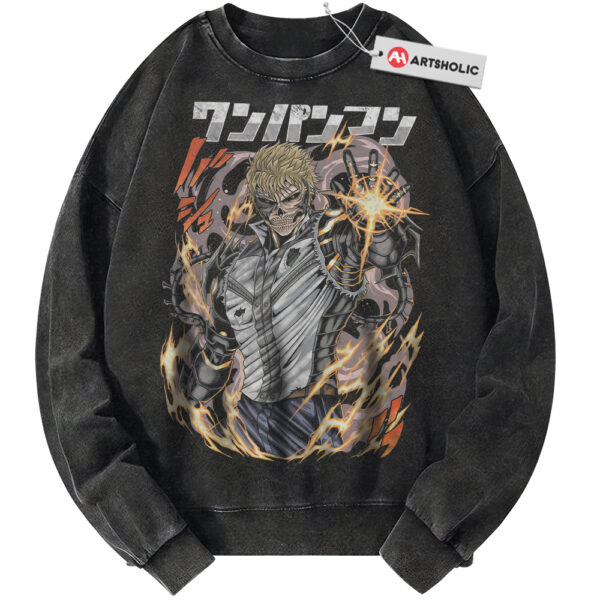 Genos Sweatshirt, One Punch Man Sweatshirt, Anime Sweatshirt, Vintage Sweater