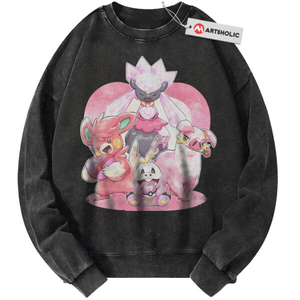 Diancie Sweatshirt, Skitty Sweatshirt, Fuecoco Sweatshirt, Lechonk Sweatshirt, Pokemon Sweatshirt, PKM Sweatshirt, Valentine's Day Sweatshirt, Anime Sweatshirt, Vintage Sweater