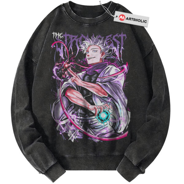 Satoru Gojo Sweatshirt, Jujutsu Kaisen Sweatshirt, Anime Sweatshirt, Vintage Sweater