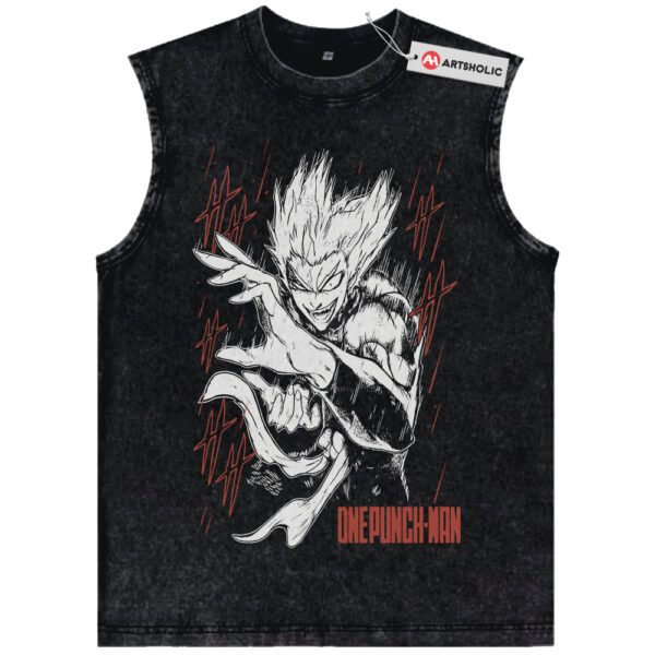 Garou Tank Top, One Punch Man Tank Top, Anime Tank Top, Vintage Tank Top